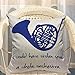 Mugod Blue French Horn Throw Pillow Cover I Would Have Stolen You a Whole Orchestra Quote Decorative Pillow Cases Square Cotton Linen Cushion Cover for Home Bed Sofa Couch 18x18 Inch