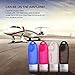 Pretty See Travel Bottle Silicone Leak Proof Squeezable and Refillable Containers TSA Approved BPA Free for Shampoo Conditioner Lotion Toiletries with Travel Bag (3.3 OZ, Set of 4)