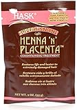 Hask Henna 'n' Placenta Super Strength Treatment Pack, 2 oz (Pack of 3)