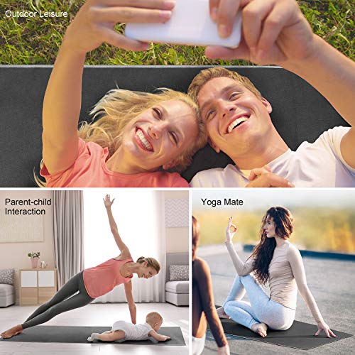 Aqui-Legend-Non-Slip-Hot-Yoga-Towel-Corner-Pockets-Design-for-Prevent-Bunching-Extra-ThickSuper-AbsorbentWashable-Perfect-Microfiber-Yoga-Mat-Towel-for-Hot-YogaBikramPilates