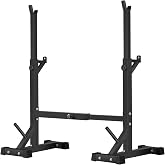 BangTong&amp;Li Squat Rack Stand,Barbell Rack,Bench Press Rack Stand Home Gym Adjustable Weight Rack 550Lbs