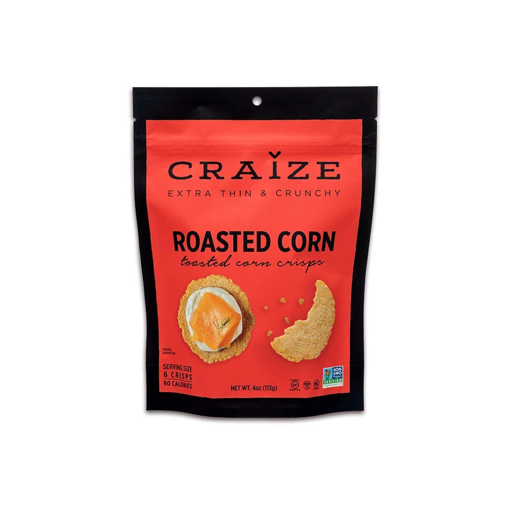 Craize Extra Thin & Crunchy Toasted Corn Crisps Savory Variety Pack