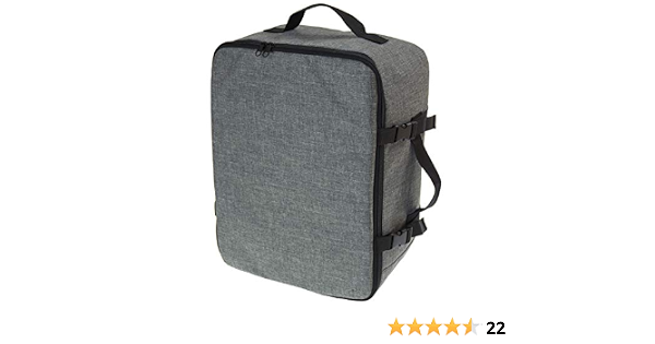 Equipaje de Mano para la Maleta de Mochila Multifuncional Ryanair Equipaje  de Mano Aprobado para Transporte aéreo Maleta para Todos los vuelos Tamaño  40x25x20 cm Lino [102] : Amazon.es: Equipaje