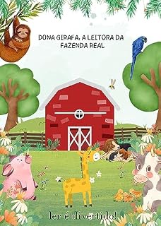 Livro Dona Girafa, a leitora da fazenda real