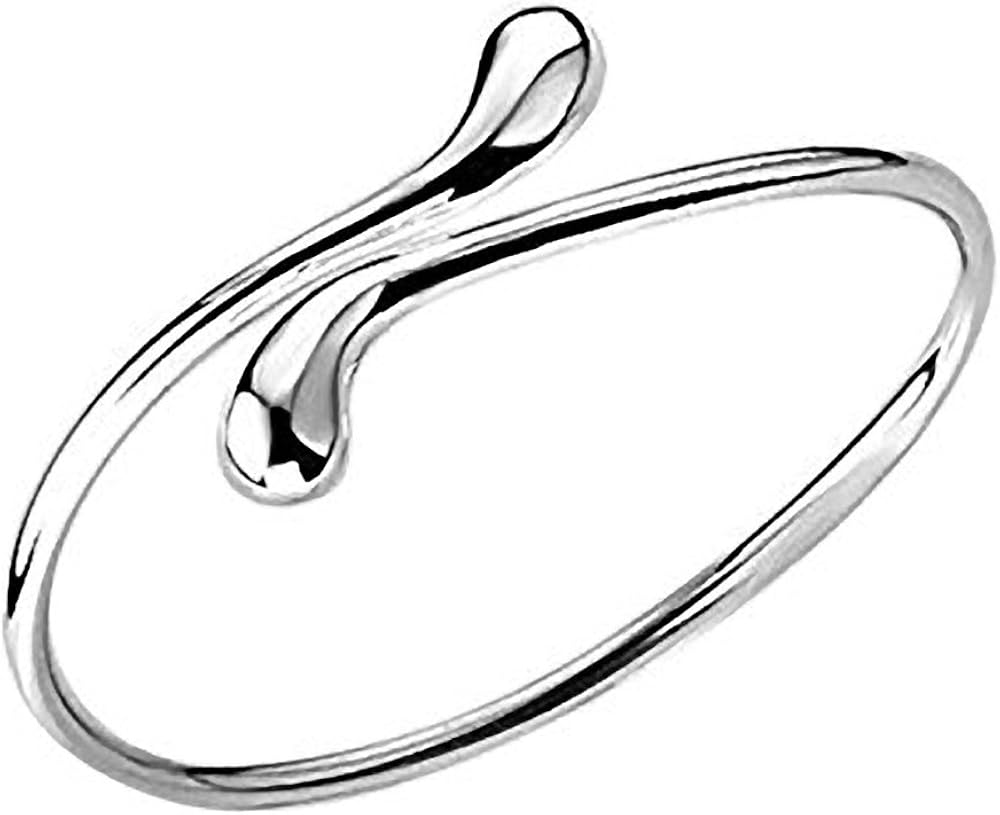elongated teardrop bangle