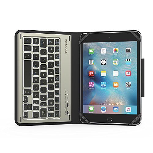 PureGear Universal 10 inch Folio Wireless Bluetooth Keyboard Slim