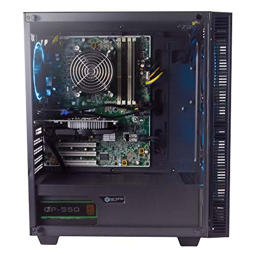 (Renewed) Periphio Gaming Desktop Computer Tower PC, Intel Quad Core i5 3.1GHz, 8GB RAM, 128GB