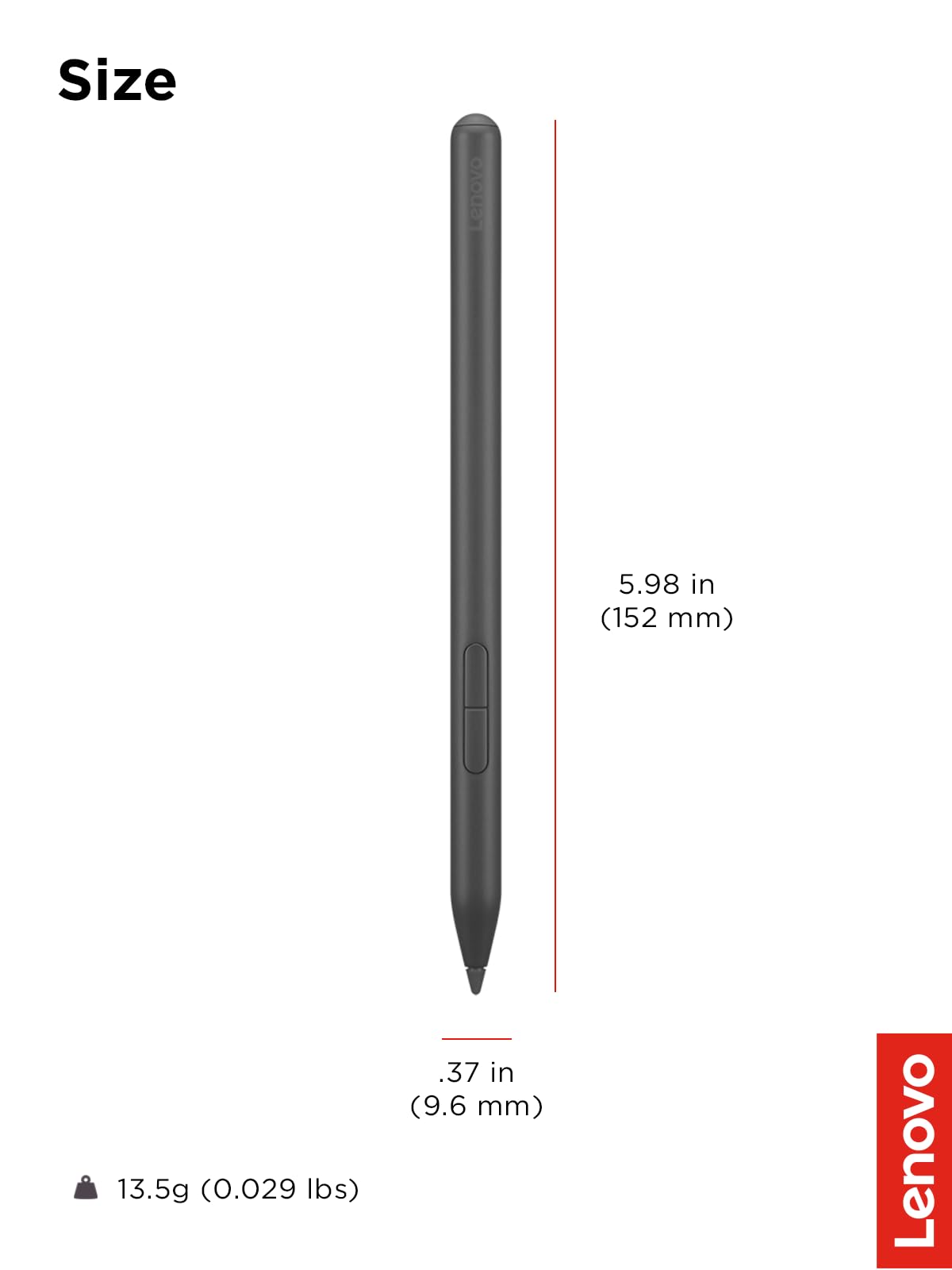 Lenovo Yoga Pen, Rechargeable Stylus for Lenovo Yoga, ThinkPad, ThinkBook, and Chrome, USB-C Charging, Magnetic Attachment, Replaceable Nib, Multi-Protocol Support, Smooth Writing Experience