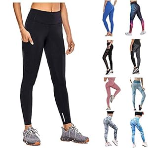 Yoga Pants Sports Gym High Waist Leggings Womens Fitness Workout Athleisure Tights Power Stretch Trousers