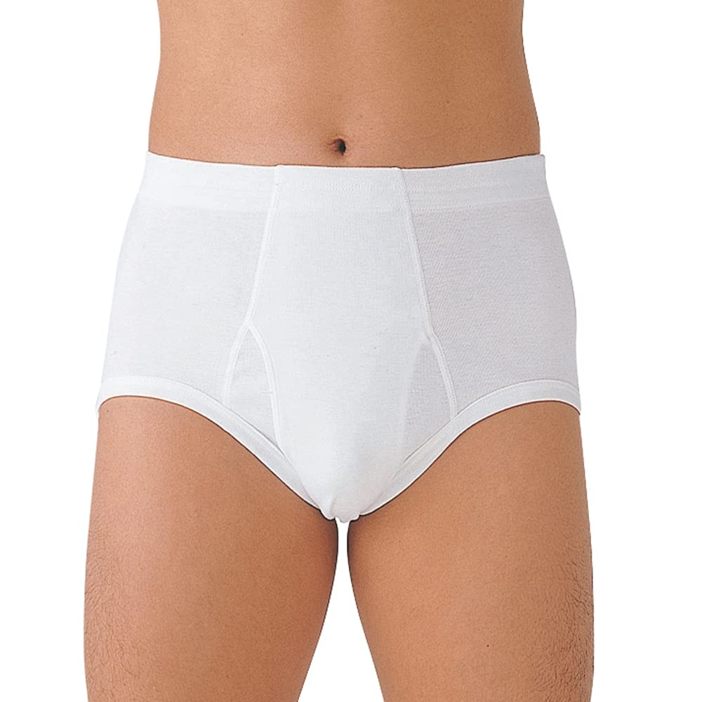 [グンゼ] 天引きブリーフ やわらか肌着 綿100% 抗菌防臭加工 前あき 2枚組 SV61312 メンズ ホワイト L商品画像