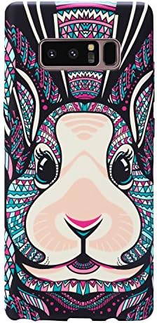 Samsung GALAXY NOTE8 Case, Jucellnday Vivid Animal Lines Scratch-Resistant Shock Absorption Technology Bumper Soft TPU Cover Case for Samsung GALAXY NOTE8- Rabit(2018)