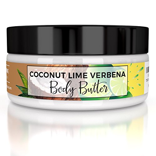 Moisturizing Body Butter Cream, 8 ounces, Coconut Lime Verbena by Truly Divine Body Care Moisturizing Body Butter Cream, 8 ounces, Coconut Lime Verbena by Truly Divine Body Care