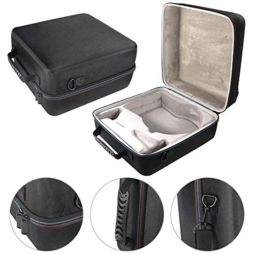 Nicemeet Portable Hard Travel Case for Oculus Rift S PC-Powered VR Gaming Headset Virtual Reality Controller Accessories Protective Storage Carrying Bag Container with EVA Foam Linner/apposite