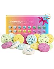 Shower Steamers Aromatherapy Bath Bombs Gifts for Women 16-Pack Tablets with Pure Essential Oils, 5 Sweet Sensual Scents, Idea Gifts Set for Stress Relief,Relaxation, Enjoy Home Spa Birthday Holiday