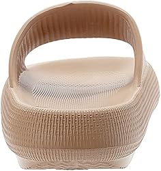 BRONAX Slides for Women Tan EVA Pillow Recovery