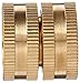 Gilmour 2 Pack 7FHS7FH Brass Water Hose Connector | Double Female Thread with Swivel | 3/4 Inch x 3/4 Inch Garden Hose Adapter