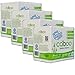 Caboo Tree Free Bamboo Paper Napkins, 4 Packs of 250, 1000 Total Napkins, Eco Friendly, Sustainable, and Disposable Kitchen Napkins primary