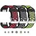 SKYLET Compatible with Fitbit Charge 2 Bands, 3 Pack Breathable Silicone Replacement Sport Wristbands Compatible with Fitbit Charge 2 with Secure Watch Clasp Men Women Large Small