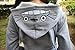 Sorrica Cartoon Anime Cosplay Pullover Hoodie Casual Hoody Sweatshirt For Teens (L, Grey)