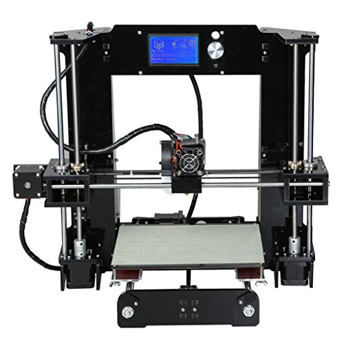 Han Shi 3D Printers, High Accuracy Acrylic Frame Filament Monitor Dual Extrude, LCD Monitor Screen, Single Color Print, 100MM/S Printing Speed