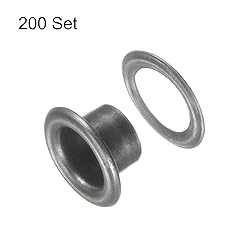 HARFINGTON 200 Set Color Round Grommets 6mm