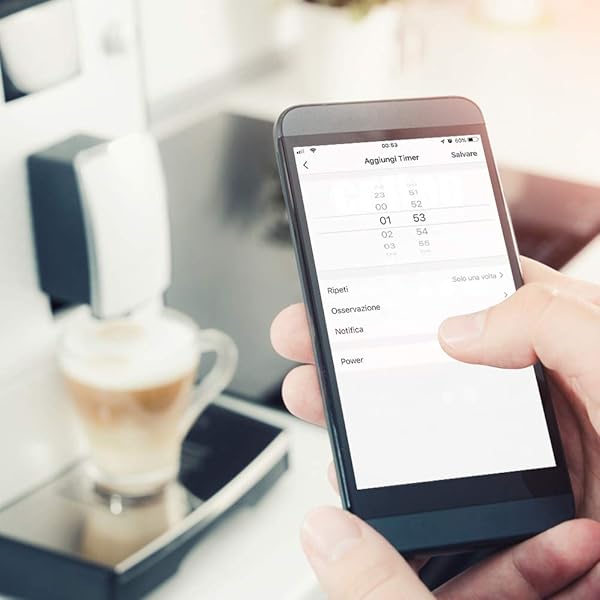 Enchufe inteligente Aunics enchufe alexa mini toma wifi italiana 2 tomas inteligentes de 15 A compatible con Google Home Amazon Alexa Smart Life Smart Plug para casa inteligente Domotica