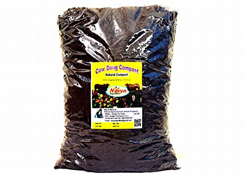 Navya Agriallied Cow Dung Compost, 5 Kg (Brown)
