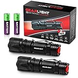 GearLight M3 LED Tactical Flashlight [2 PACK] with Belt Clip
