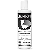 Skunk Off Pet Shampoo &ndash; Ready to Use Skunk Odor Remover for Dogs, Cats, Home, Carpet, Car &amp; More &ndash; Non-Enzymatic Skunk Shampoo Dogs &ndash; Pet Odor Eliminator for Skunk Odor (8 oz)