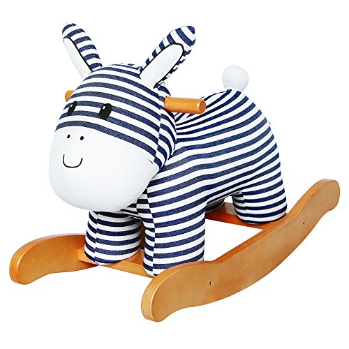 labebe wooden rocking horse