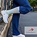 CompressionZ 20-30 mmHg Compression Socks Men & Women - Knee High Support Stockings (Babyfoot Green, X-Large)