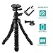 BlueWind 12-inch Flexible Tripod with Gopro Mount Adapter iPhone Clip Mount Tripod Adaptor Octopus Travel Tripod Holder for GoPro Hero 5/4 Apeman AKASO Action Camera/Smart Phone/Digital Camera Black