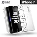 Iphone 7 Privacy Screen Protector 3D Curve, D&P Iphone 7 9H Tempered Glass Anti Spy Full Screen Protector Case Friendly Dry Film Screen Protector Front and Back Anti Glare Anti Scratch Black