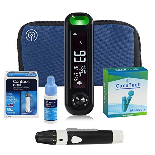 Complete Blood Sugar Testing Kit Diabetes Testing Bundle Pack with