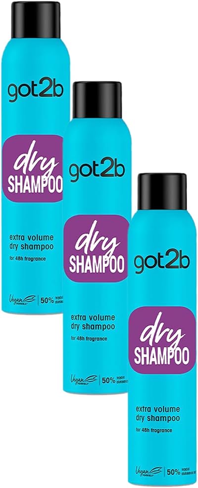got2b Fresh It Up Dry Shampoo 200ml Pack of 3 No Rinse Spray Extra Volume