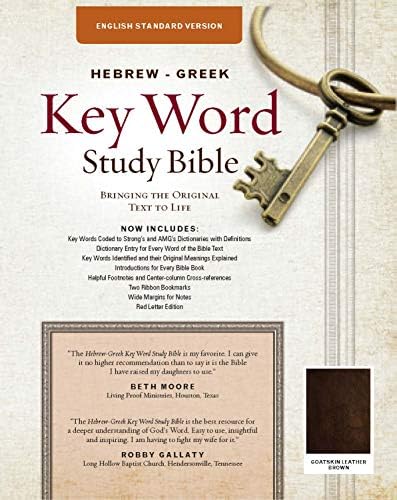 The Hebrew-Greek Key Word Study Bible: ESV Edition, Genuine