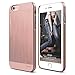 iPhone 6S Case, elago® [Outift Matrix][Rose Gold] - [Premium Hybrid Construction][Brushed Aluminum][Spark Design Award] - for iPhone 6/6S