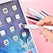 BJH 10 Pack 2 in 1 Universal Stylus Pen, Capacitive Stylus & Ballpoint Pen, Black Ink, Compatible with Smartphones & Tablets
