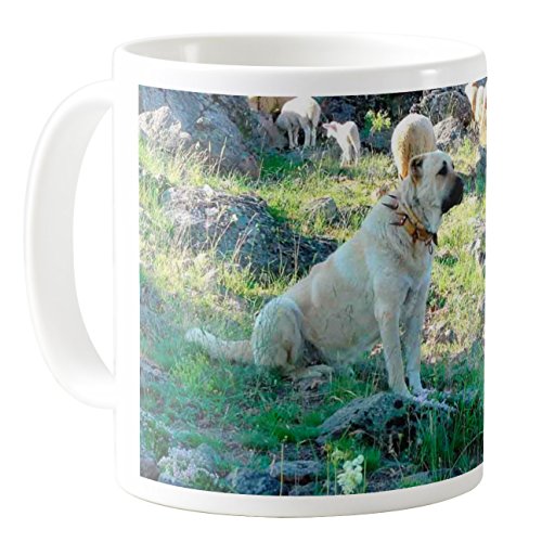 AquaSakura - Turkish Sivas Kangal Dog Bandog GuardDog - 11oz Ceramic Coffee Mug Tea Cup