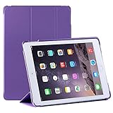 Apple iPad Air 2 Case - ProCase SlimSnug Cover Case Exclusive for iPad Air 2, Ultra Slim and light, Hard Shell Cover, with Stand (iPad 6th Gen, iPad Air 2nd Gen, Air2) (Purple)