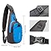 TANCHEN Sling Bag Sport Chest Pouch Gym Fanny Backpack Shoulder Crossbody Single Shoulder Bag (Blue)¡­