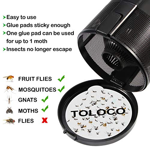 TOLOCO Mosquito Trap Sticky Glue Boards Fit ZAP T360 Pro & TOLOCO DH