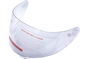 Full Face Motorcycle Helmet Dual Visor Sun Shield Flip up Modular Motocross DOT Approved (Visor, Clear)