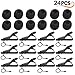 12Pc Lavalier Microphone Clip and 12Pc Microphone Cover - 5/16