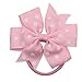 CÉLLOT Polka Dot Hair Bows,40PCS Hair Ties for Toddlers,Pinwheel Bows Ponytail Holders,Elastic Hair Bands for Toddlers Girls Kids and Teens
