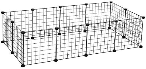 Petdog Hundekafig Kleiner Hund Indoor Isolation Zaun Hundezaun Haustier Zaun Mit Toilette 18 Stuck 35x35cm Amazon De Kuche Haushalt