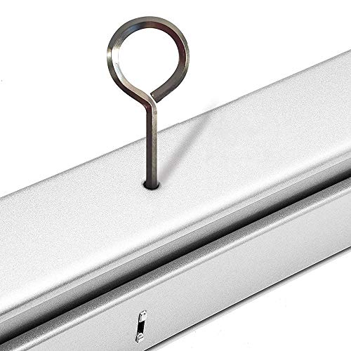 PINCHUANG 20 Packs 5/32" Hex Dogging Key with Full Loop- Solid Metal Allen Wrench Door Key for Push Bar Panic Exit Devices (silver)