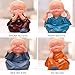 FishMM Set of 4 Monks Figurine, Wise Resin Monks Decorative Ornaments, Hear No Evil See No Evil Speak No Evil Do No Evil Statue, Car Home Desk Shelf Decor Collectible Art