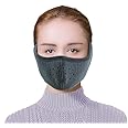 Winter Face Mask Men Women Fleece Windproof Half Face Mask for Outdoor Sport