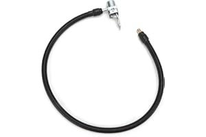 Tire Inflator Hose, Tire Inflator Hose Air Pump Extended Tube Quick Connection Inflation for Bicycles Motorcycle Car